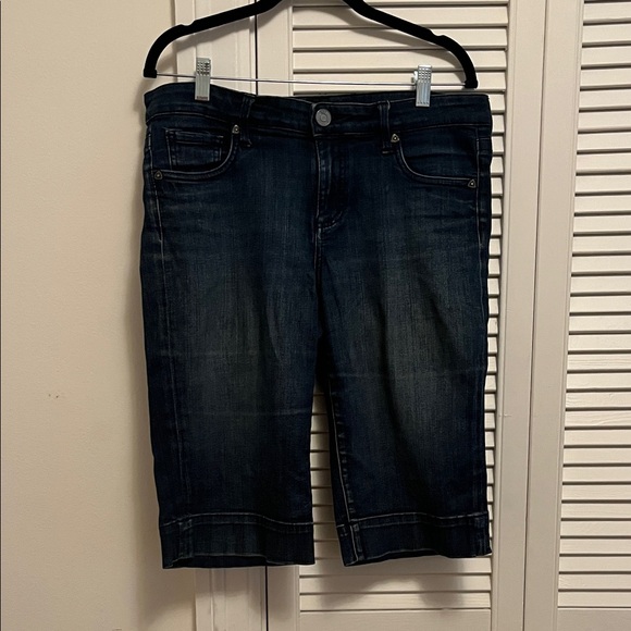 Kut from the Kloth Pants - Kut from the Kloth Dark Blue Jean Shorts